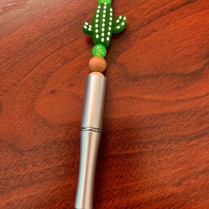 Cactus beaded pen