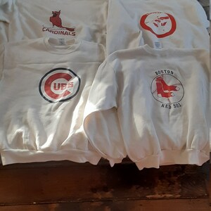 Deadstock jertzen 1980 vintage nos MLB baseball sweatshirt men large st. Louis cardinas Chicago cubs Baltimore Orioles pick 1