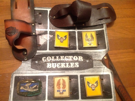 pick 1 Harley Davidson tooled vintage belts belt … - image 3