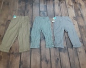 J 39 nettes by anvil Vintage deadstock nos cotton sanforized slim capri jean 1950 women 24.5 waist pant made USA hi rise cuffed pick 1