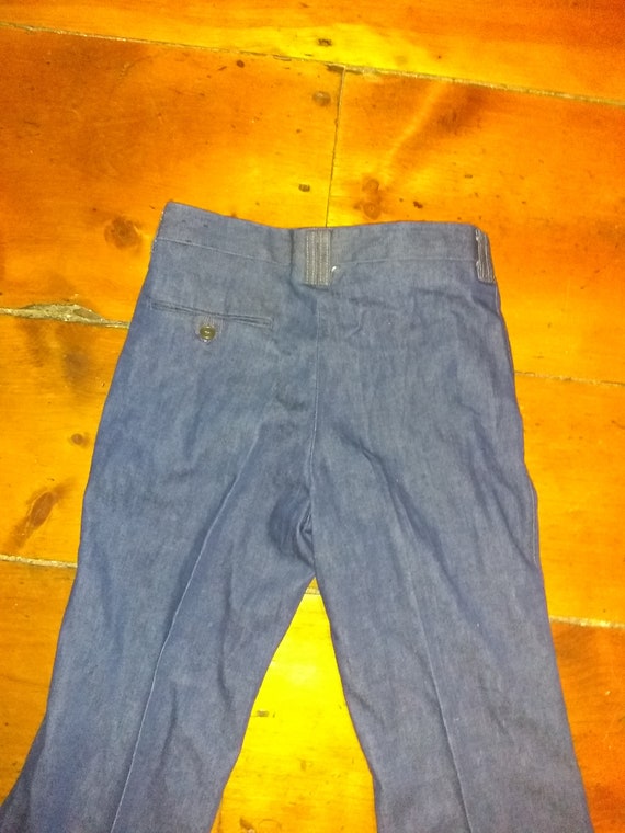 Vintage deadstock Wrangler denim bellbottom jean … - image 7