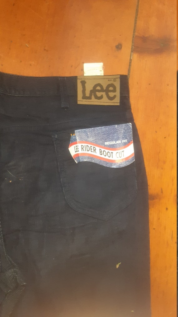 Vintage deadstock lee rider bootcut corduroy nos jean… - Gem