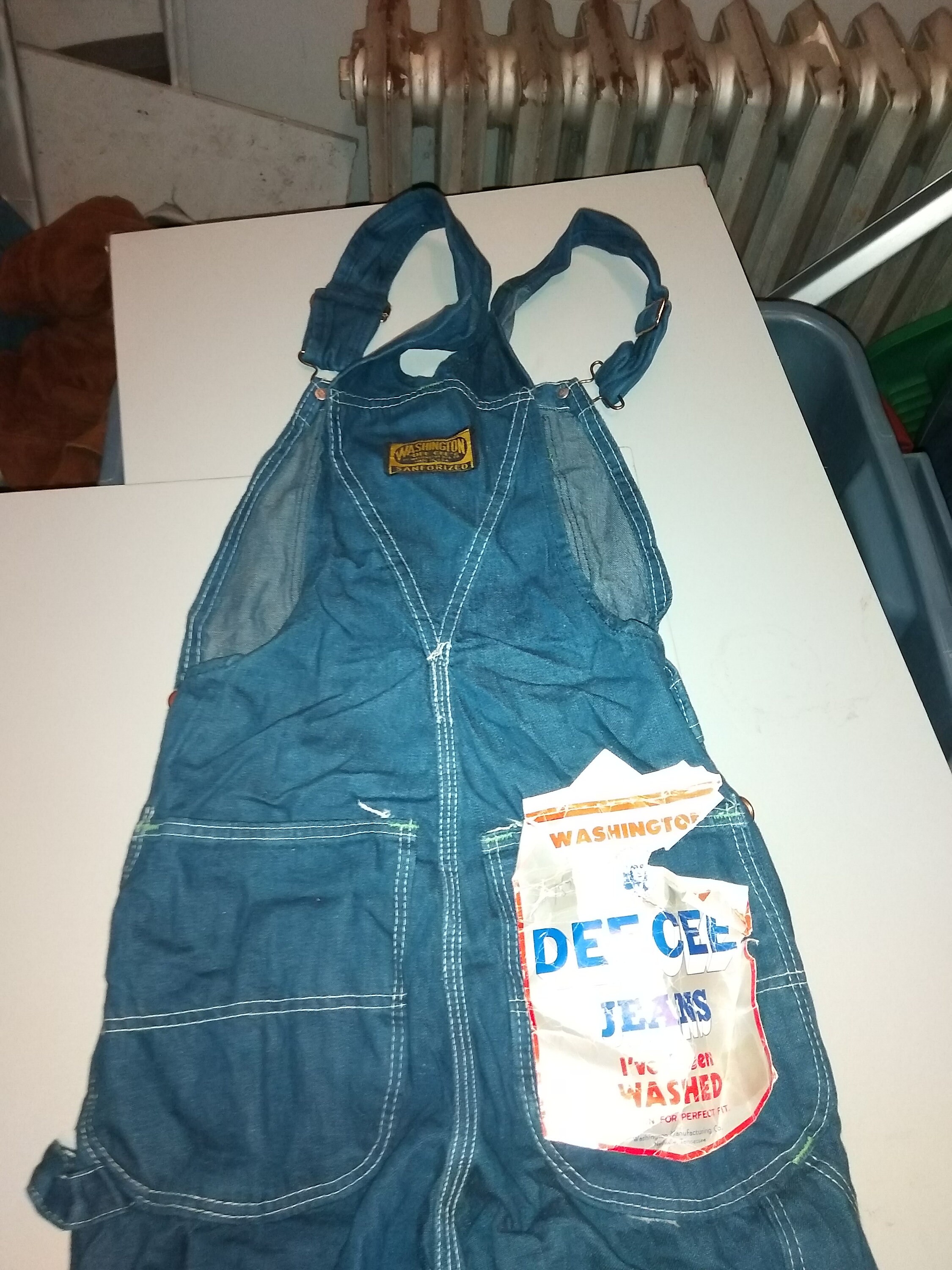 【deadstock】60s VETMENT LABOR オールインワン Deadstock Bib Overall Jean Cotton Painter Pant Coverall