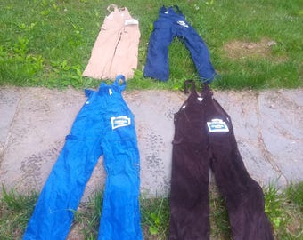 1970's Hickory Stripe Oshkosh Overalls - Etsy