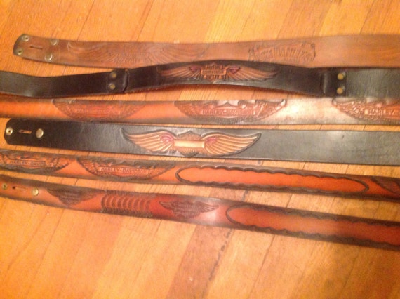 pick 1 Harley Davidson tooled vintage belts belt … - image 2