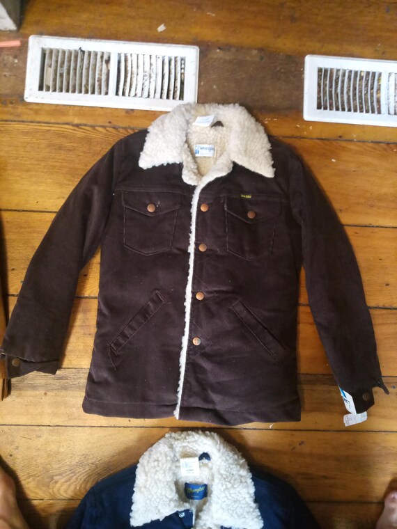 Wrangler Vintage deadstock 1970 Sherpa corduroy r… - image 5