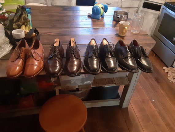 Vintage Allen Edmonds Floor Shine Leather Stitched Soled Shoe - Etsy Canada