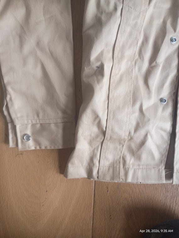 Deadstock wrangler vintage 1970 permanent press jean jacket 2 pocket Western Pearl snap mad USA coat men's or boy pick 1 for 125 nos new old View 4