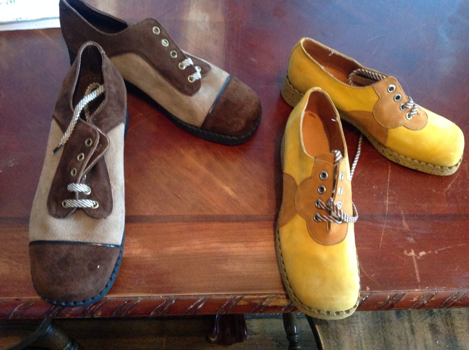 Vintage Men's or Women's Platform 1970's Disco Shoes Boots Retro