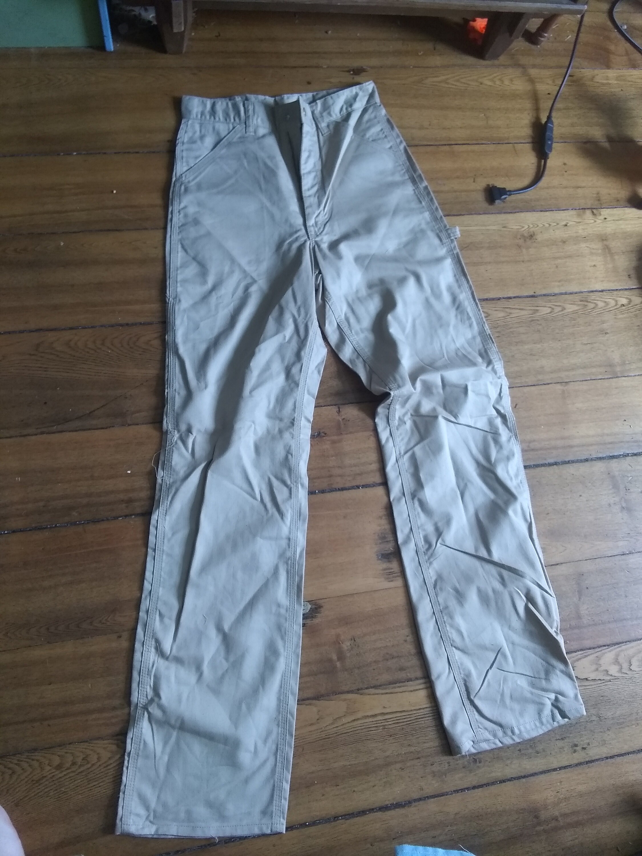 【BAON】Linzek Vintage Work Painter Cotton Pants Lee deadstock 1970 vintage cotton painter pants usa work