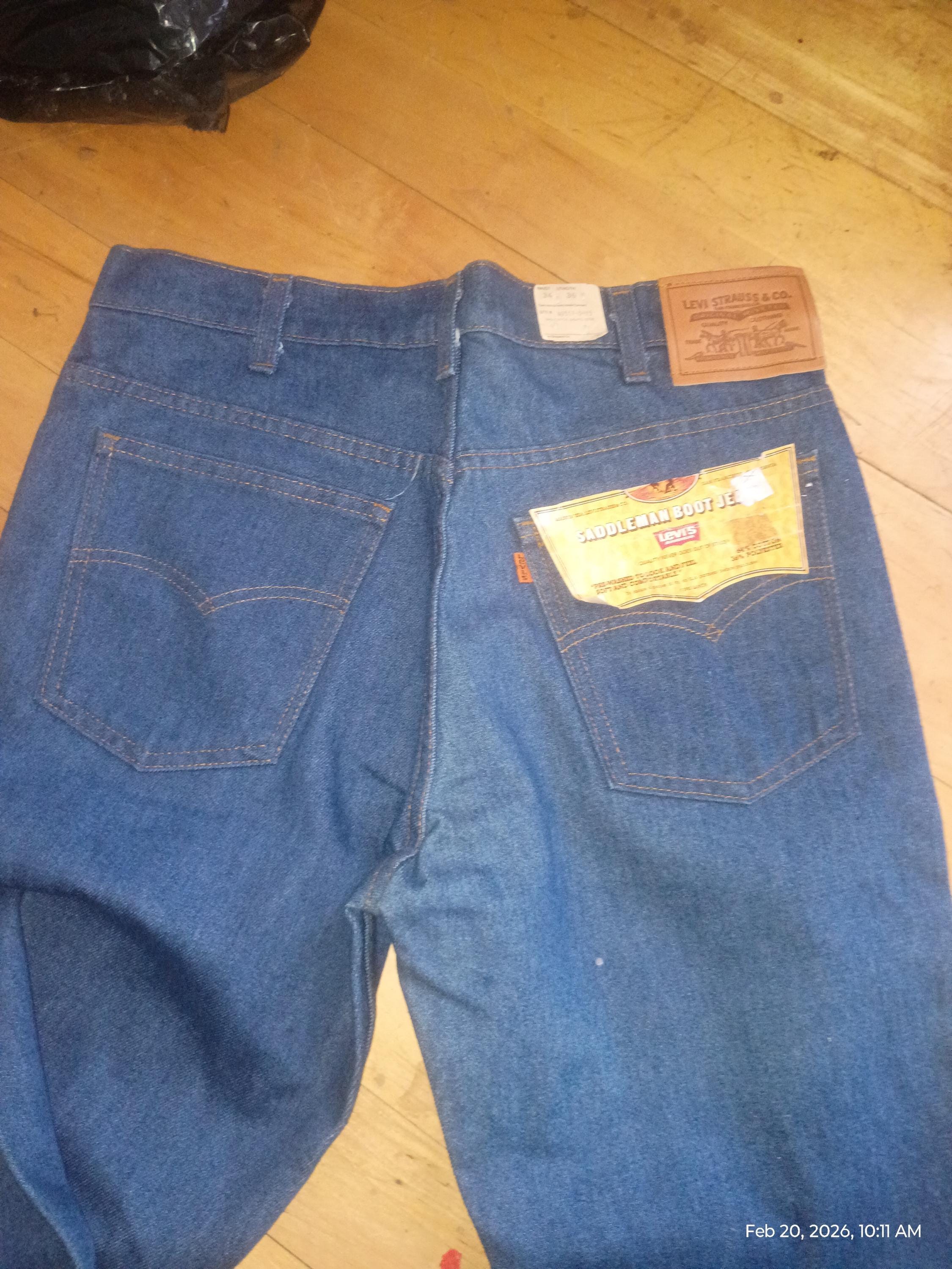 Vintage Deadstock Levi 517 Denim 1980 Jeans Made USA Pant New