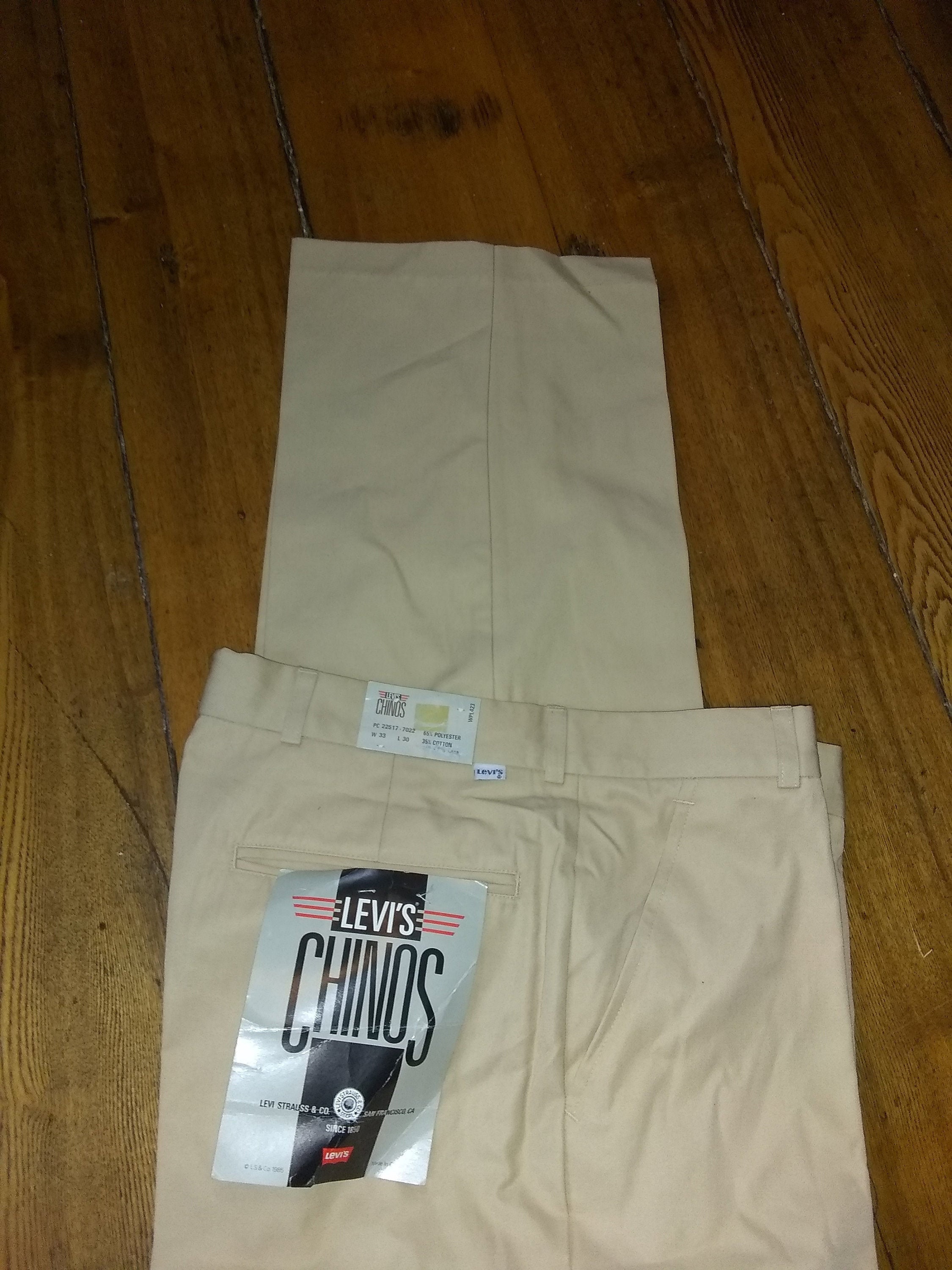 1986 Levi Chino Deadstock Vintage Men Pant Not Jean 1980