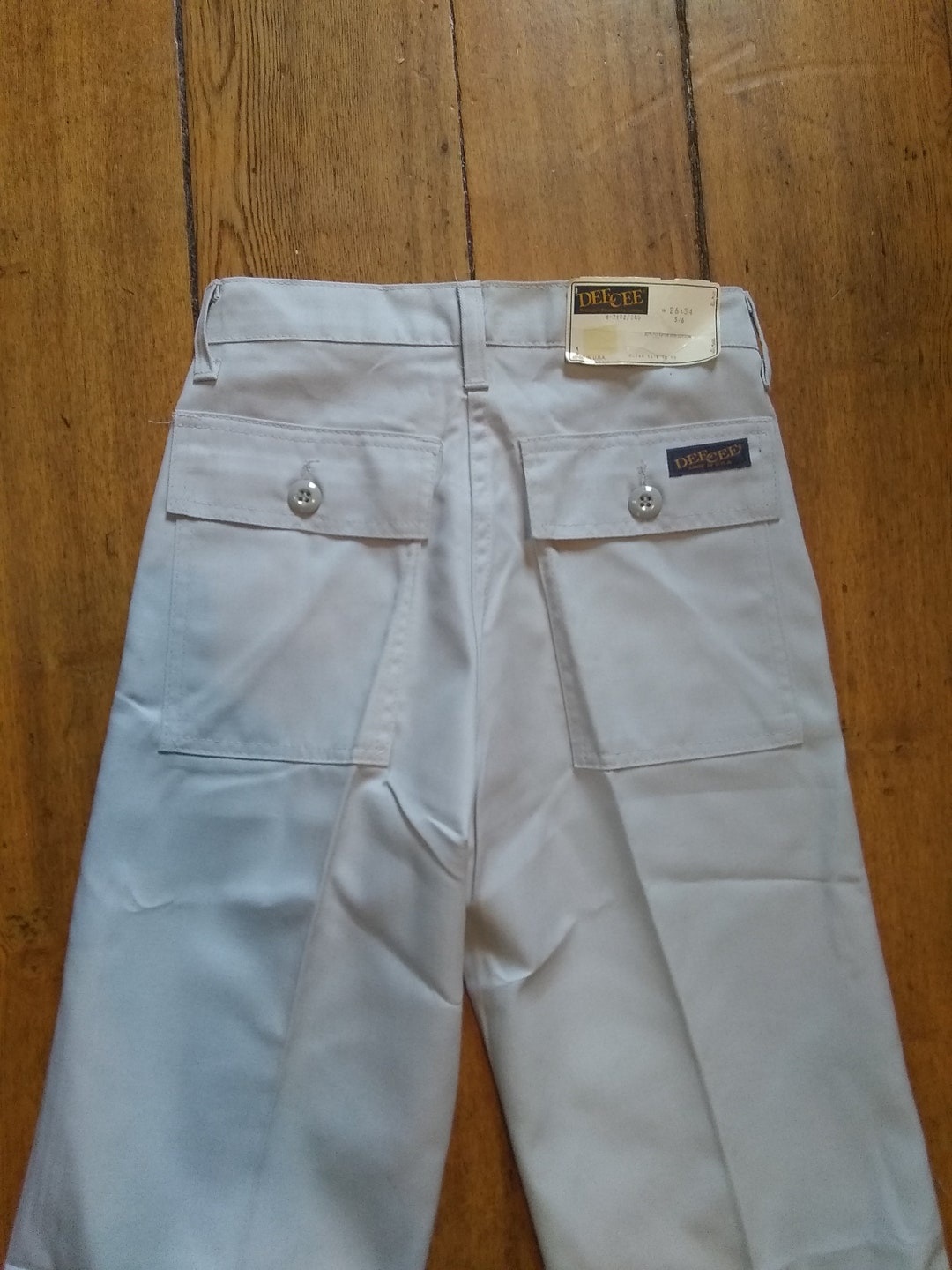 Pantalon Vintage Washington Dee Cee Deadstock - Taille 46x31, Moleskin - Années 40, USA