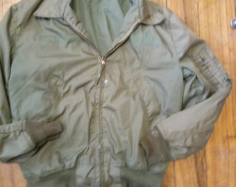 Vintage USAF Lightweight Flyer Jacket - Faded Military Bomber