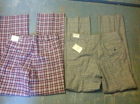 deadstock Pendleton wool vintage men's plaid golf… - image 2