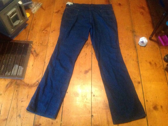 Cherokee denim sanforized cotton jeans deadstock … - image 1