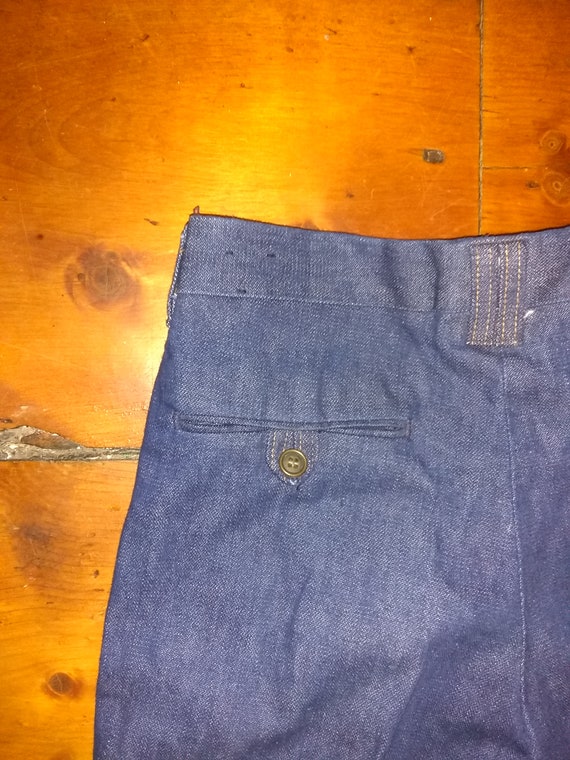 Vintage deadstock Wrangler denim bellbottom jean … - image 6