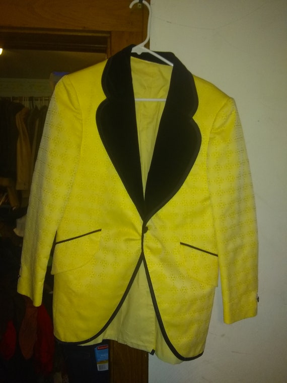 1970' tuxedo tux jacket coat vintage mens suit coa