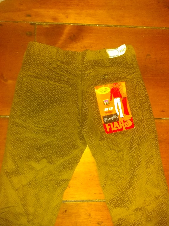 Vintage deadstock wrangler bellbottom corduroy fl… - image 8