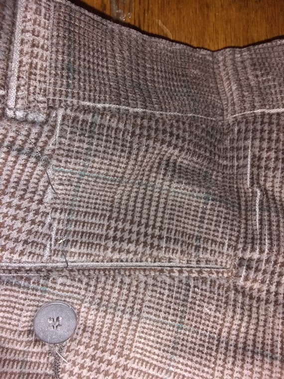 plaid corduroy Pierre cardin 1980s men 34x32 33x3… - image 6