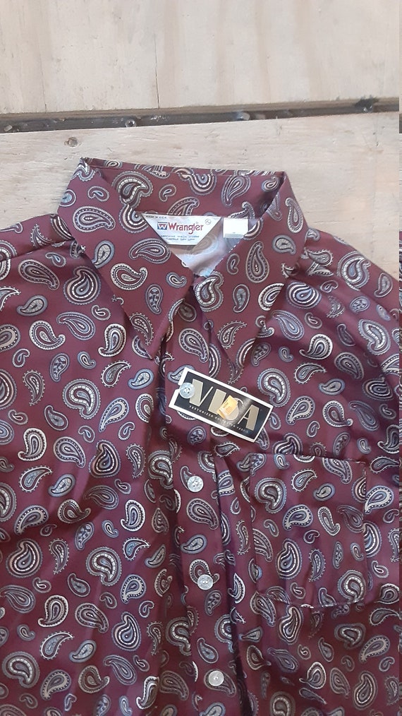 Deadstock wrangler men medium large or x large 19… - image 8