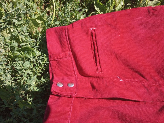 Vintage deadstock cuffed wrangler corduroy cotton… - image 7