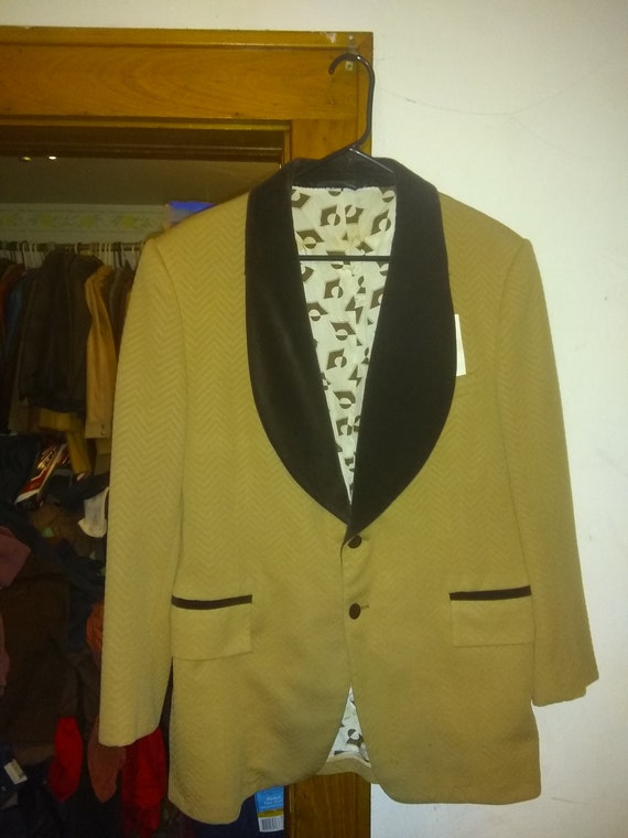1970' tuxedo tux jacket coat vintage mens suit coa