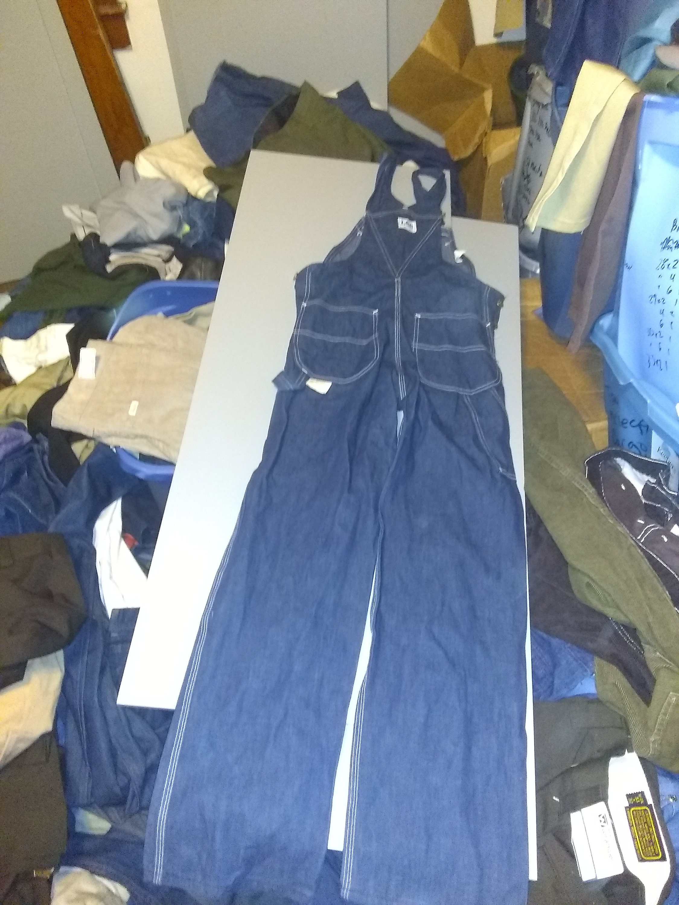 Deadstock Lee Bib Overalls Jeans Cotton 