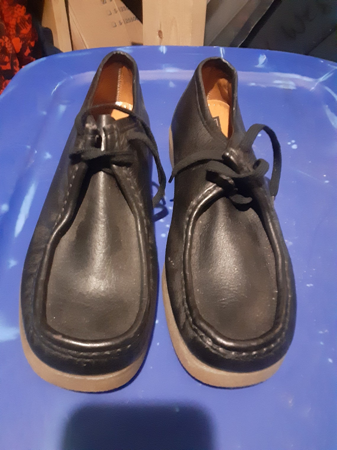 Donato marrone NOS wallabee shoe deadstock leather boot