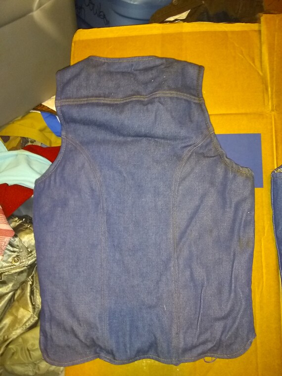 Wrangler Deadstock vintage sheep lined vest 1970'… - image 5