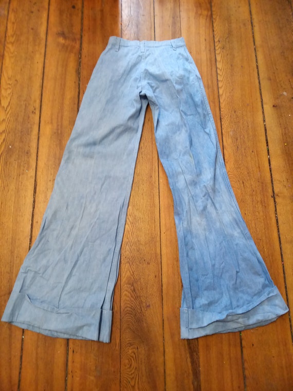 Vintage deadstock washed faded Cherokee low rise … - image 4