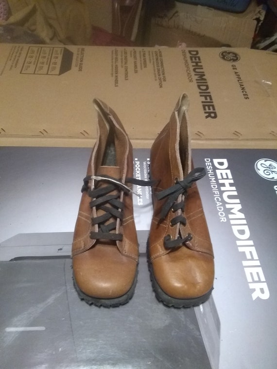 Wolverine Deadstock Vintage Shoes Made USA Leather Boots New
