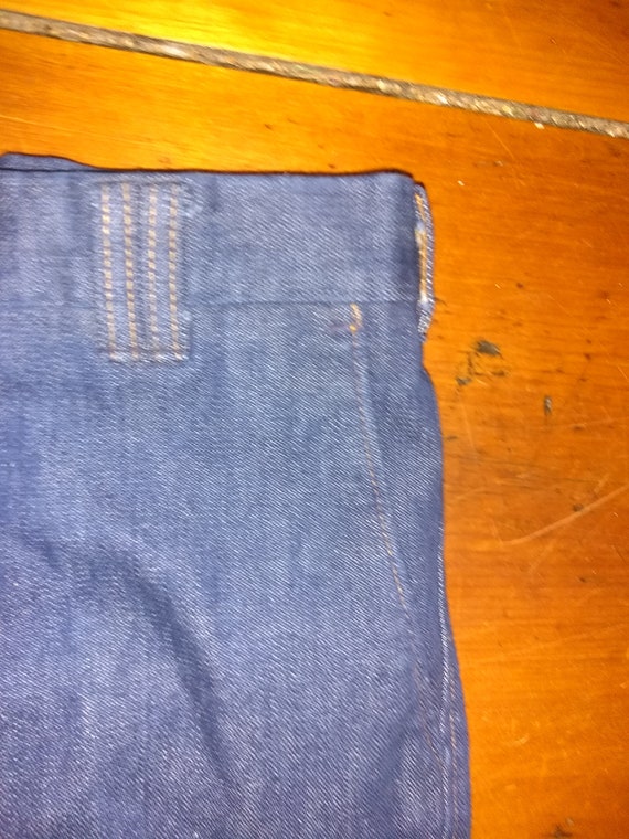Vintage deadstock Wrangler denim bellbottom jean … - image 3