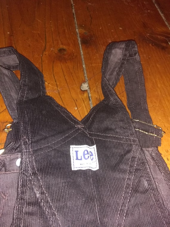 Lee Deadstock bib overalls jean corduroy painter … - image 5