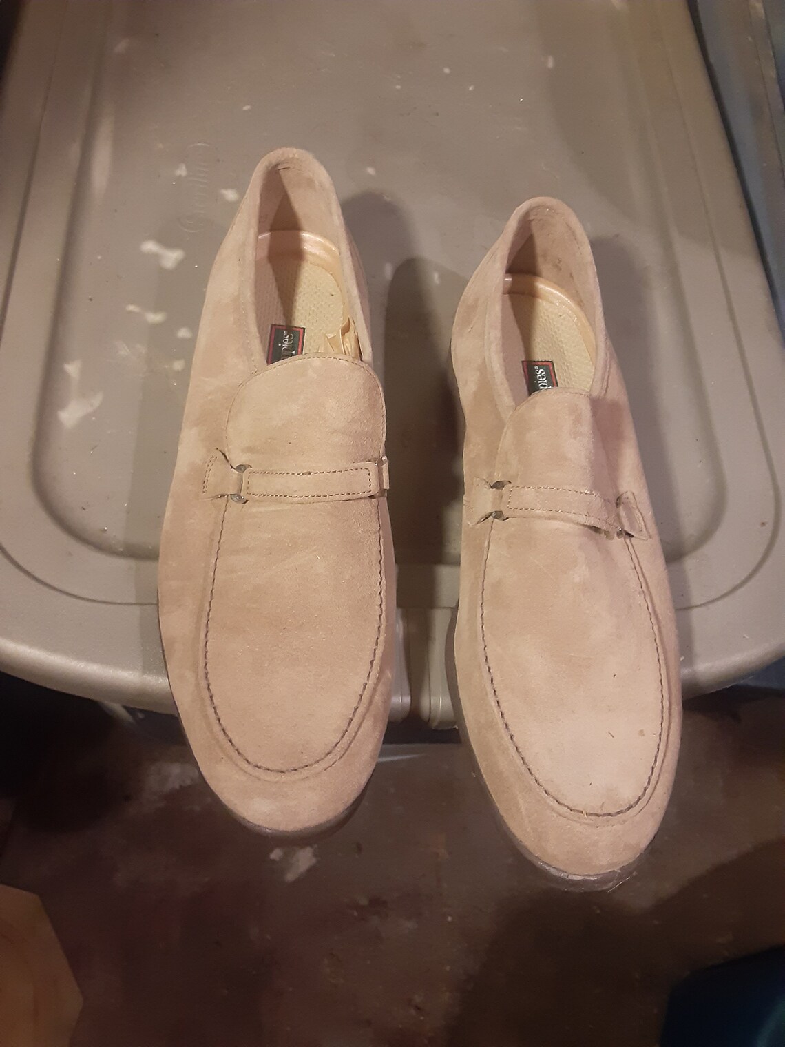 Deadstock 1980 vintage hush puppy shoe nos suede loafer men Etsy