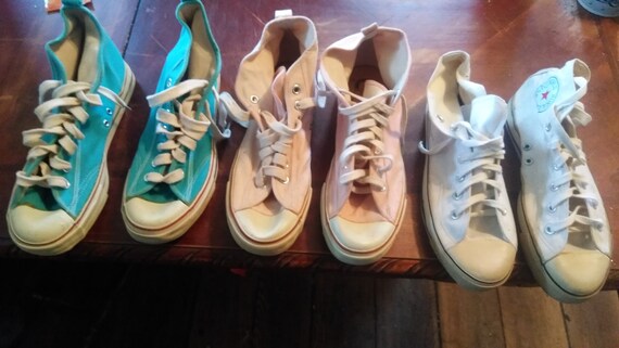 Vintage hi top deadstock canvas mens womens sneake