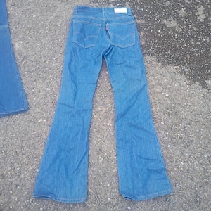 Deadstock Levi 646 Prewashed Denim 1970 Bell Bottom Jean Pant USA