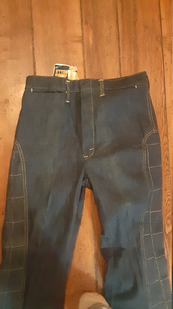 Mr legg wide tracks Deadstock vintage denim cotto… - image 7