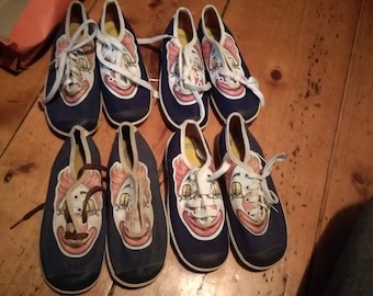 kedso keds deadstock sneakers vintage 1950's made USA 4 paio small size shoes canvas not converse wear jeans t shirt coat jacket dress skirt