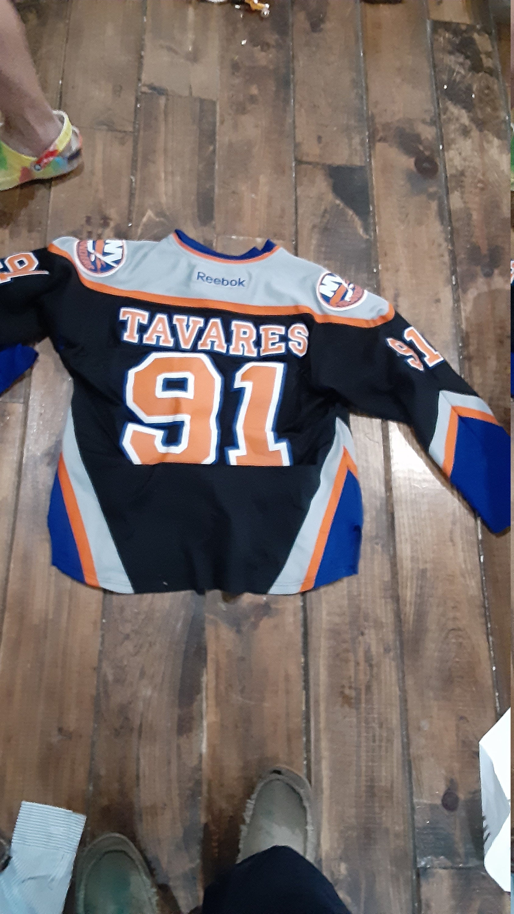 Vintage John Tarvares Number 91 New York Islanders Jersey -  Sweden
