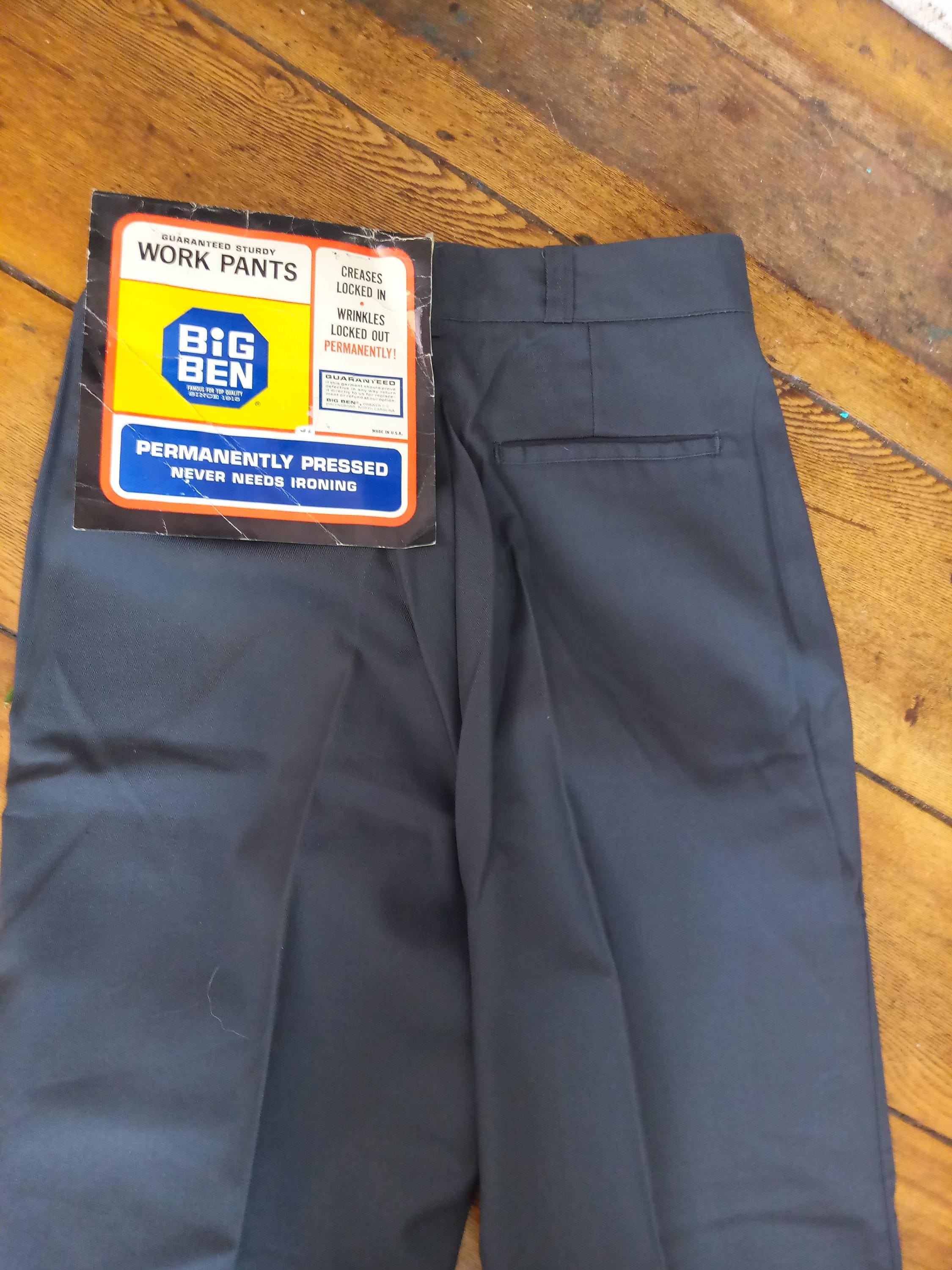 Wrangler Big Ben Permanent Press Heavyweight Peg Leg Cuffed 1960 