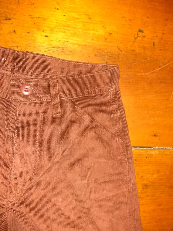 Lee deadstock vintage corduroy jean mad USA cargo… - image 3