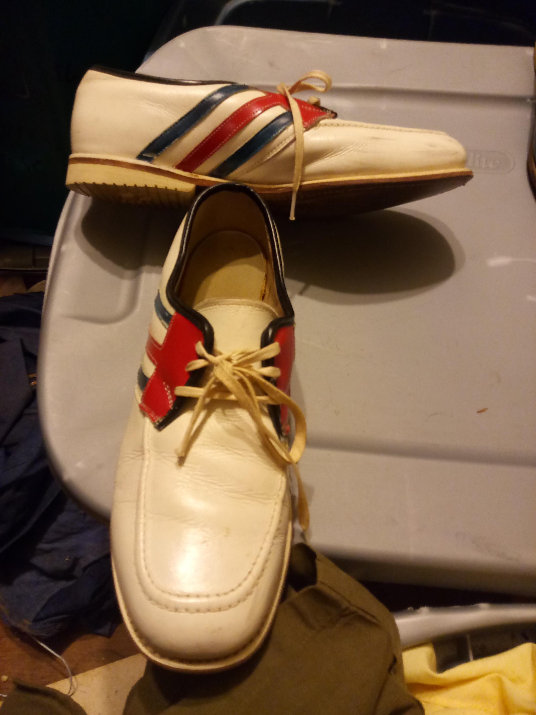 ヴィンテージ 中古 メンズ 7 ボウリングシューズ 1950 年代