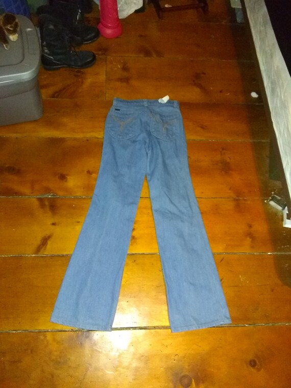 vintage Levi high rise bellbottom jean deadstock … - image 7