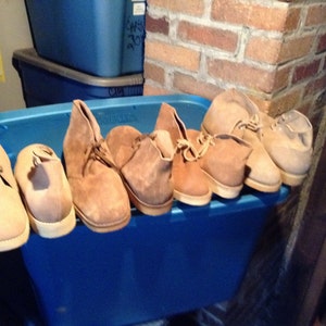 Vintage suede women wallabies boots dessert 1970' deadstock nos new old pick your pair and size shoes