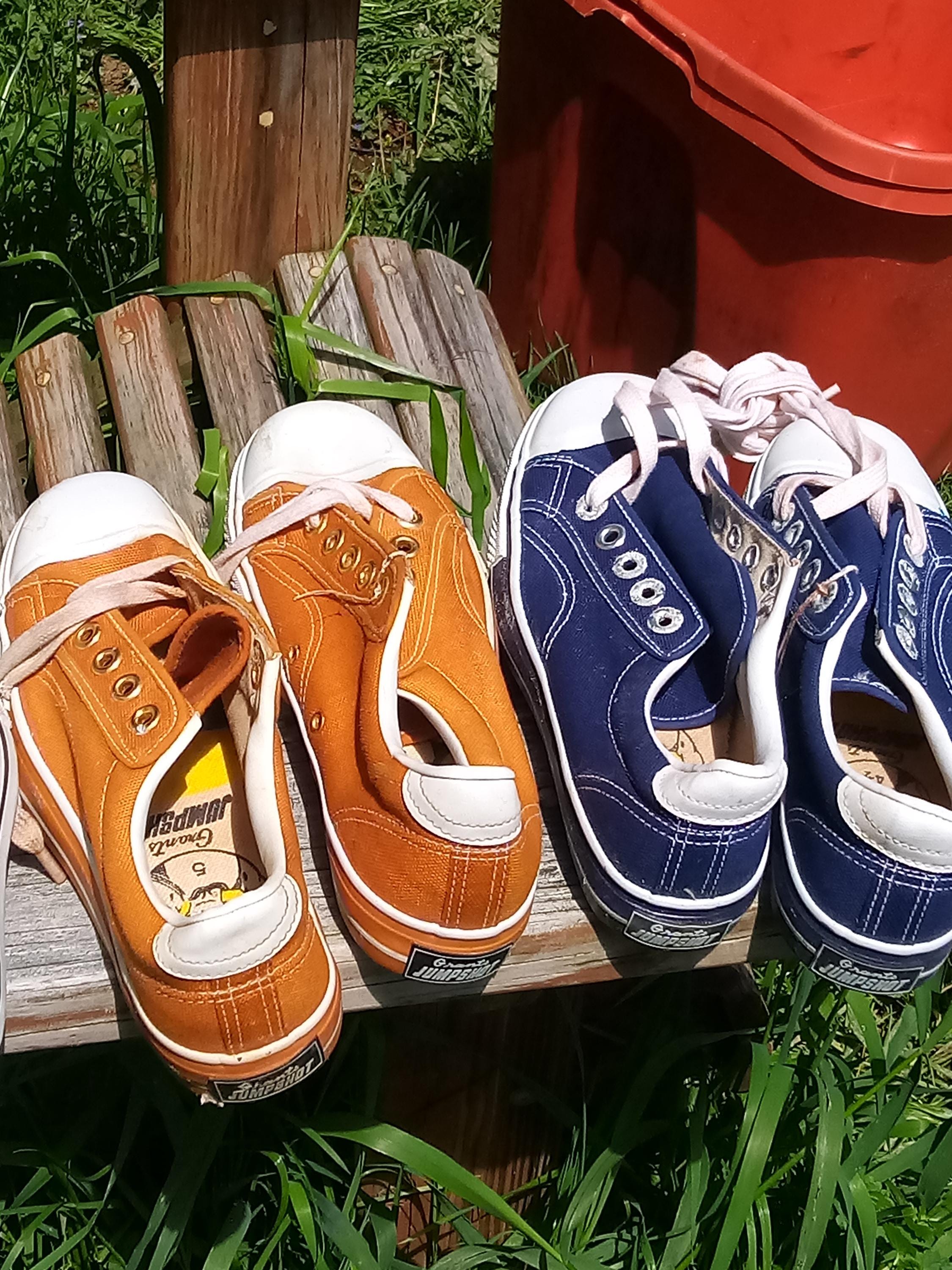 Super Rare Vintage Brand New 50’s 60’s Sneaker Shoes Made in Japan 1960 Grants Canvas Vintage Deadstock Sneakers Shoes Low Top  main image 3