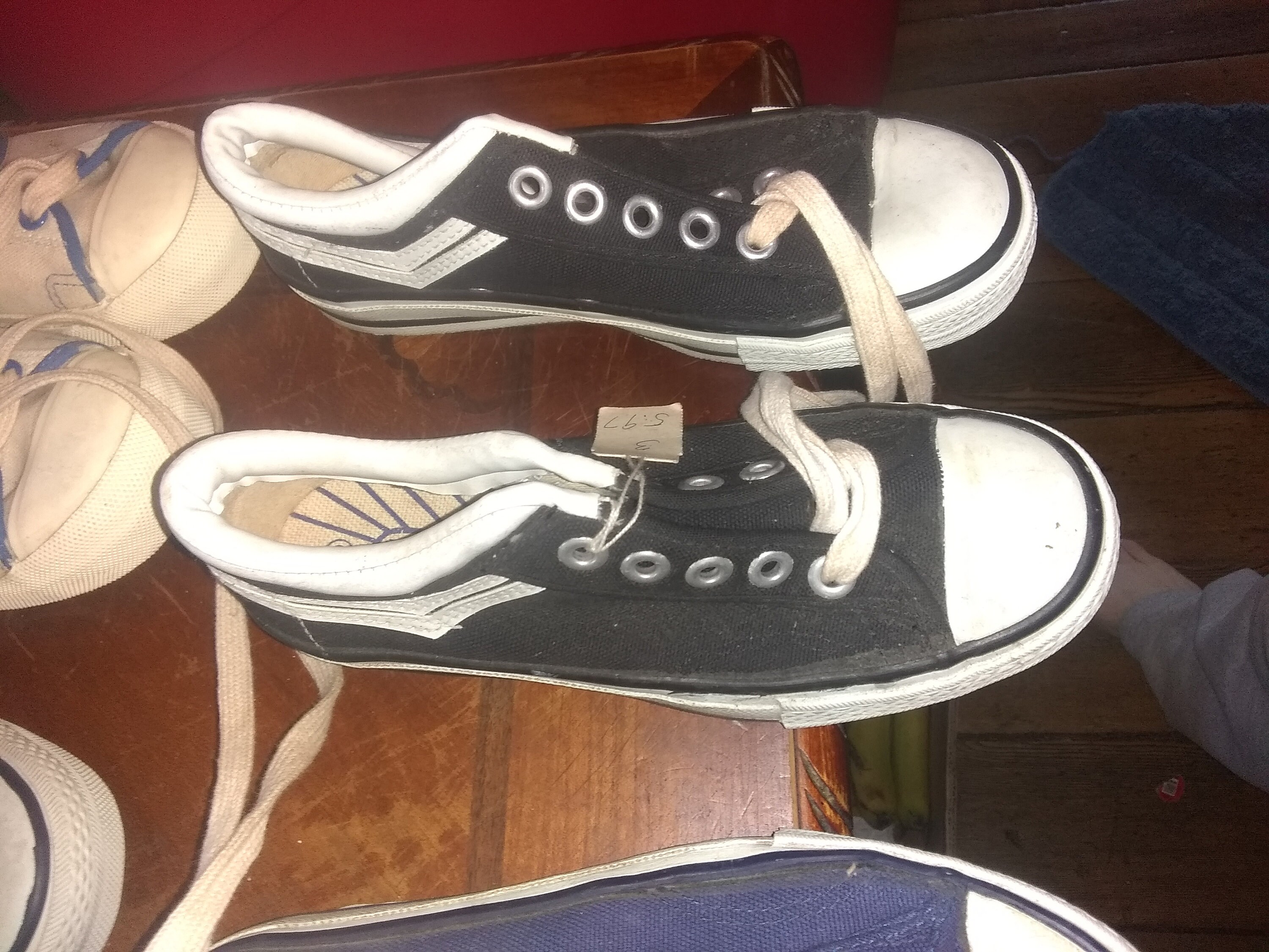 1960 6 Pair Canvas Vintage Deadstock Sneakers Shoes Low Top
