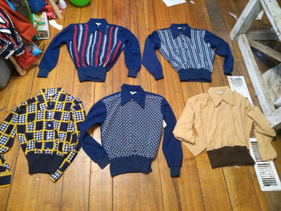 Marcel Paris polyester 1970 deadstock vintage NOS… - image 1