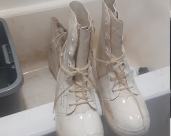 dode inventaris rubber Verenigde Staten in de VS gemaakte militaire Mickey Mouse laars extreme kou geïsoleerde schoen vintage heren 6 r nos jean broek t-shirt jas