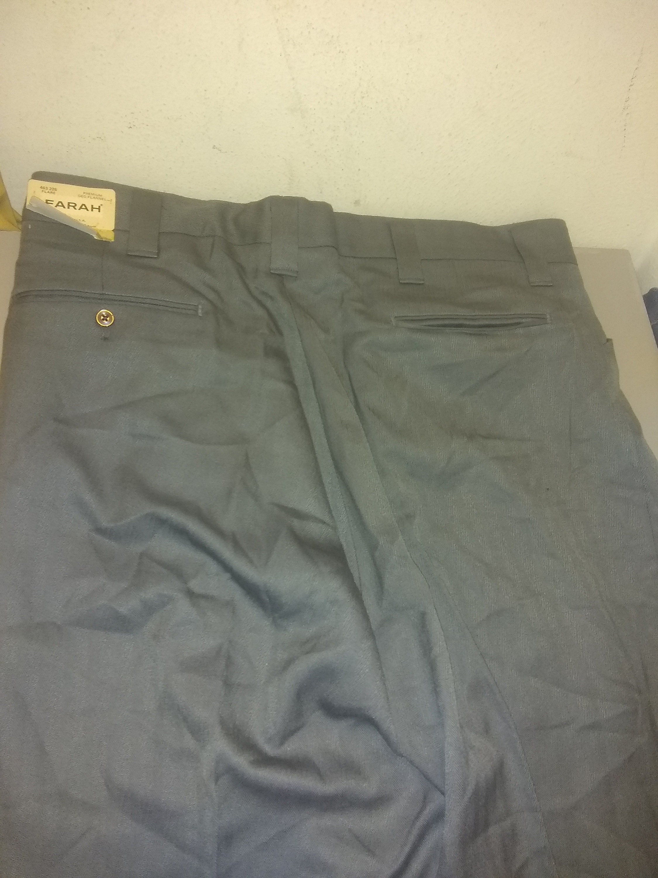 Farah Hopsack Vintage Deadstock Men's Rayon Poly Pants 1970's